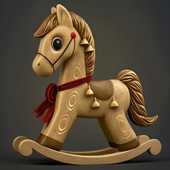 Christmas card with horse for 2026