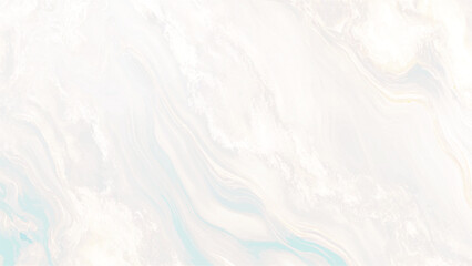 A close-up image of a light brown and white marble with a swirling pattern