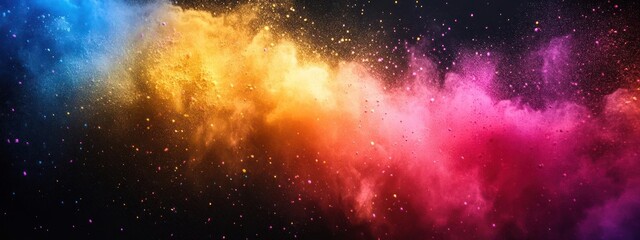 a vibrant and dynamic scene