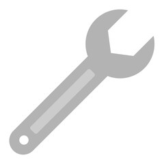 Wrench Tool Icon Vector Illustration