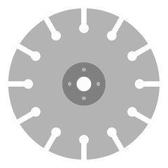 Diamond Saw Blade Vector Illustration