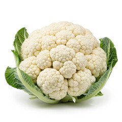 cauliflower on a white background