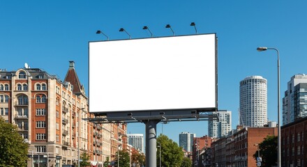 Blank Urban Billboard Mockup
