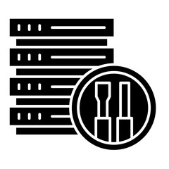 Server  Icon Element For Design	