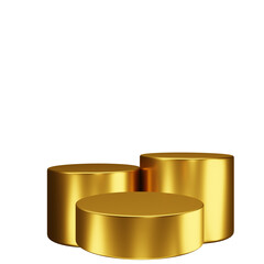 3d render podium for product display
