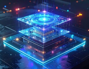 Abstract Quantum State Transition Visualization