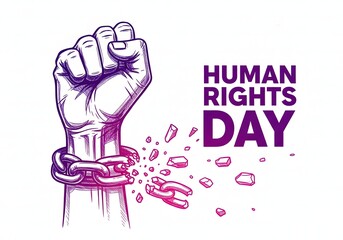 Human Rights Day Freedom and Liberation Concept