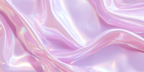 Obraz premium lilac pink iridescent plastic texture with soft curves