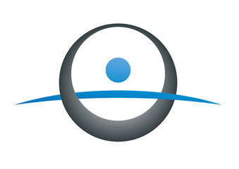 personne volant abstrait minimaliste logo-v03