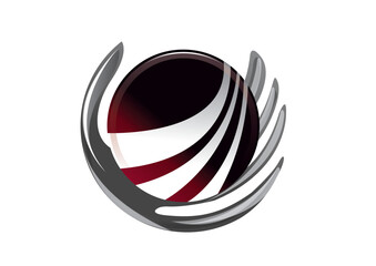 main porte symboleabstrait moderne logo-v04