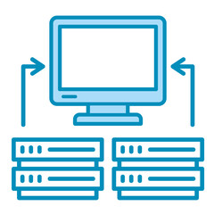 Computer  Icon Element For Design	