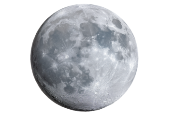 Scratchy Autumn Full Moon Disk with Subtle Halo for Reflection and Transformation

