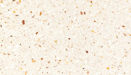 Warm Beige Terrazzo Texture with Sand Flecks Background
