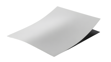 Clean white paper floating gracefully, ready for your creative ideas and professional documents