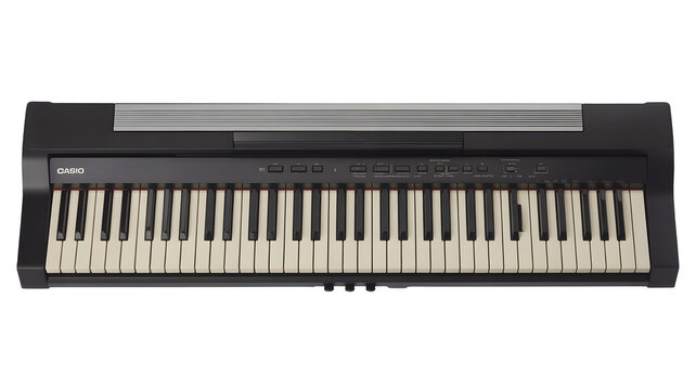 Professional Casio digital piano keyboard with ivory keys perfect for music practice and studio