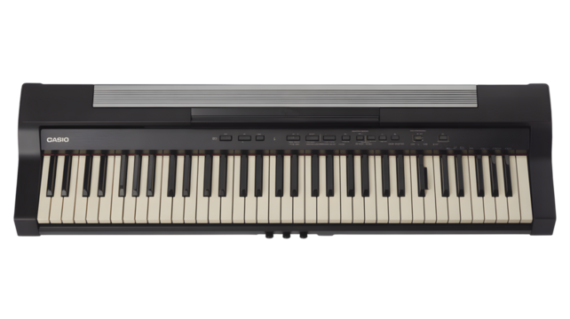 Professional Casio digital piano keyboard with ivory keys perfect for music practice and studio