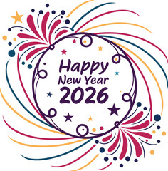 Floral invitation card design with vintage frame decoration and happy spring holiday text