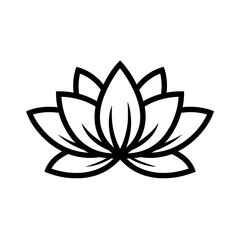 Lotus flower design with glittery details