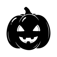 Jack o lantern with transparent background