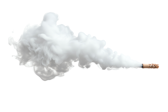 Vapor cloud from an e-cigarette on a black background, creating a visual representation of vaping culture.