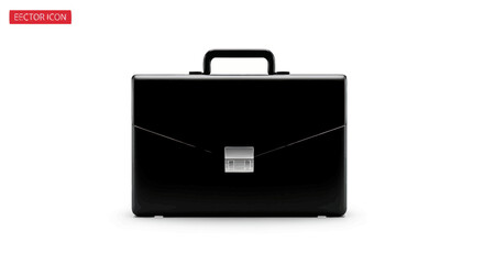 Sleek professional black briefcase symbolising business, opportunity, and success in trade