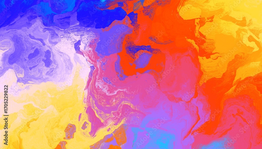 Poster a stunning and artistic swirl composed of a vibrant array of colors, creating a mesmerizing abstract