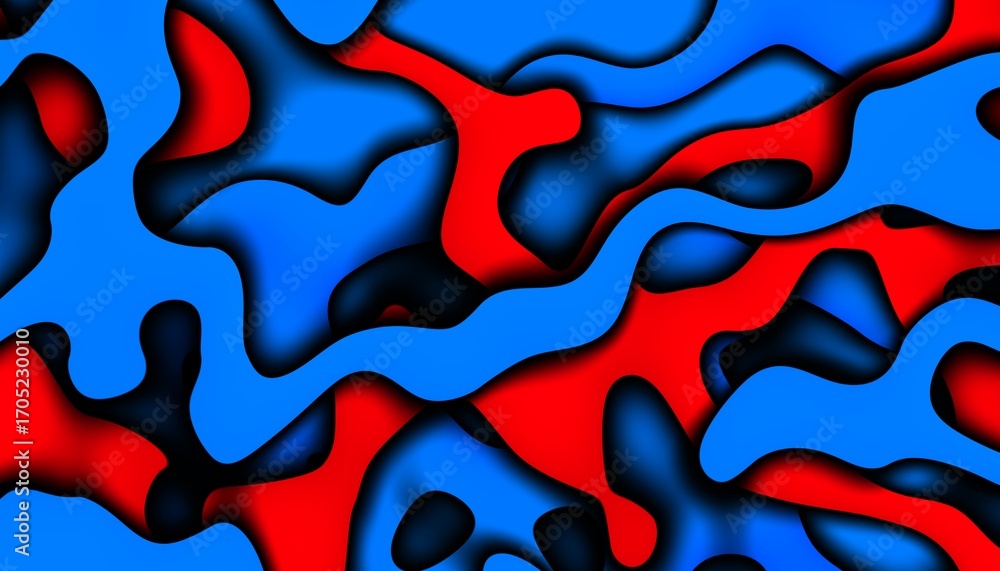 Poster 3d abstract background with paper cut shapes. abstract design layout for business presentations, fly