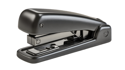 Dark gray stapler in 3D render