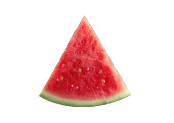 Close-up triangular slice of watermelon