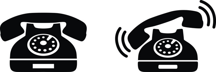 Call icon set, Phone icon vector, Telephone sign.Phone icon set. Telephone symbol. Contact us. Vector illustration.Phone icon set. Telephone call sign. Contact icon phone mobile call. Contact us. 