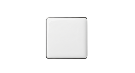 A white square with rounded corners on a white background.
