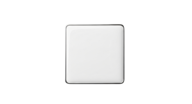 A white square with rounded corners on a white background.