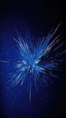 Fototapeta premium Paint Splash Art Dark Blue Background Wallpaper fireworks outdoors nature.