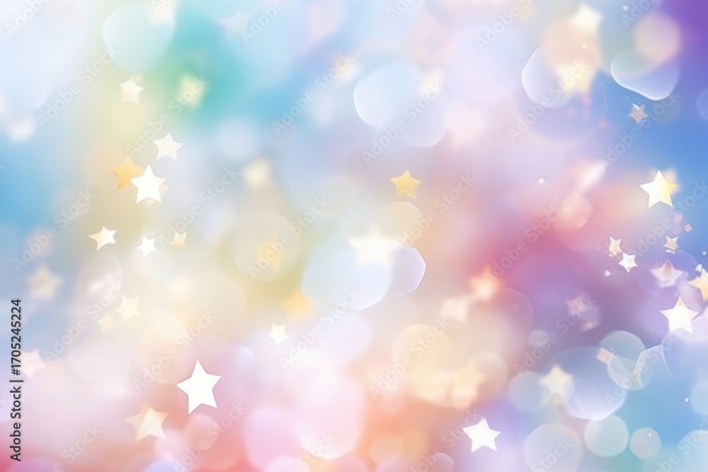 Canvas Prints star pattern bokeh effect background backgrounds outdoors glitter.