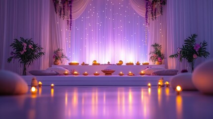 Banner design for diwali festival and podium,Diwali light decoration candle with fireworks,Stage,Product display Showcase design sparkle background,Deepavali,Dipavali,3D podium illustration.