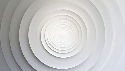 Obraz premium Abstract Concentric Circle Pattern with Gradient from Blush Pink to Warm Coral