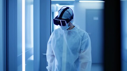 Surgeon in VR Headset Advances Healthcare with Technology and Innovation - Powered by Adobe