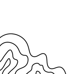 Topographic Line Corner