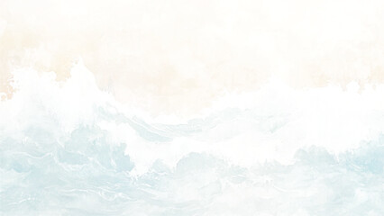 Obraz premium Soft blue and gray watercolor background with abstract patterns