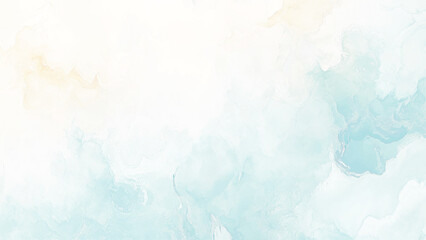 Fototapeta premium Abstract light blue watercolor for background 