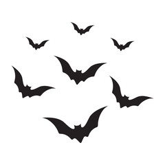 Halloween Bats Flock
