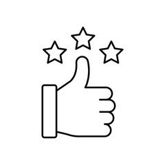 Review Vector icon which can easily modify or edit