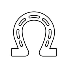 Horseshoe Vector icon which can easily modify or edit