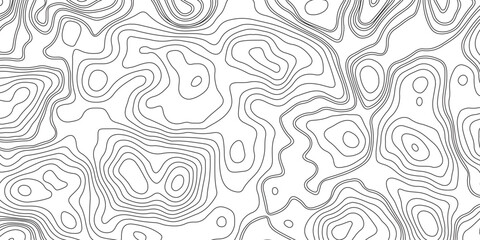 Abstract vector topography map background with wavy contour lines, geometric grid, and mountain relief for hiking, navigation, and cartography design .