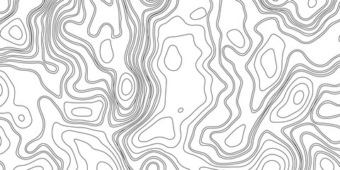 Abstract vector topography map background with wavy contour lines, geometric grid, and mountain relief for hiking, navigation, and cartography design .