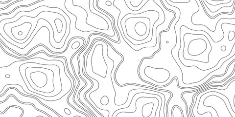 Abstract vector topography map background with wavy contour lines, geometric grid, and mountain relief for hiking, navigation, and cartography design .