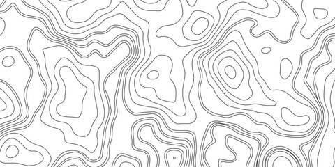 Abstract vector topography map background with wavy contour lines, geometric grid, and mountain relief for hiking, navigation, and cartography design .