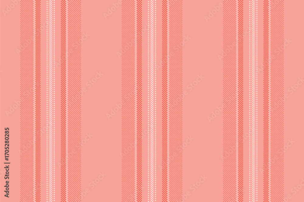 Poster elegant stripe pattern in coral hues. classic design with a modern twist, perfect for textiles, back