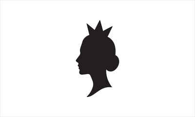 Queen Head Silhouette