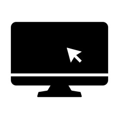 Set of laptop vector icons on differents style. Notebook screen. Monitor icon for graphic design projects. Vector illustration. Computer monitor display with blank screen isolated on white background